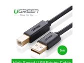 High Speed USB 2.0 Type A to B Male to Male Cable Sync Data Charging cord 5M