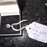 9ct white gold sapphire & diamond ring Image 5