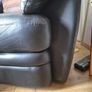 2 x Leather Reclining Armchairs Image 6