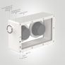 Transparent Cassette Portable Bluetooth Speaker, Minimalist Speakers Bluetooth Wireless Loud, HD Powerful Sound and Wide Compatibility for Indoor  and Outdoor Image 5