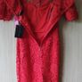Red crochet "Paper Dolls" Dress Image 2