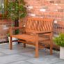 2-Seater Hardwood Garden Patio Bench (FREE POSTAGE) Image 4