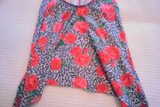 Flower Print Top - Size 8