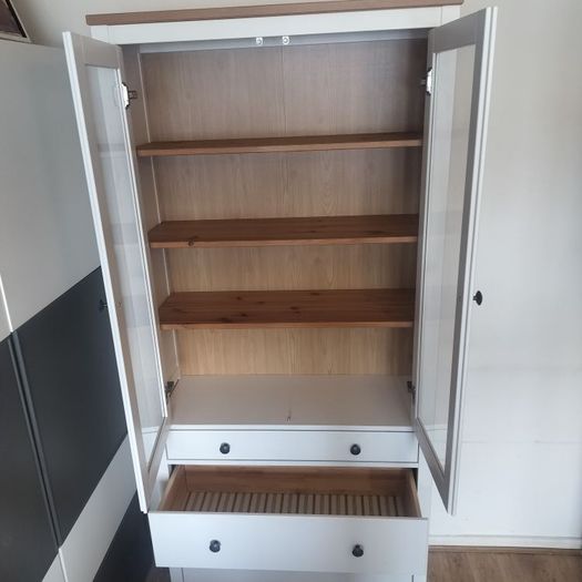 Glass cabinet Hemnes