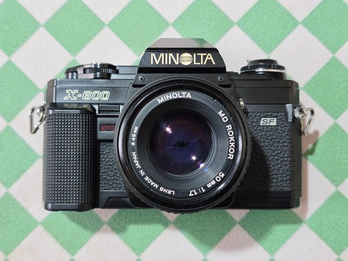 Rare Minolta X-600 SLR (Japan Only) + Minolta MD 50mm f/1.7 Serviced