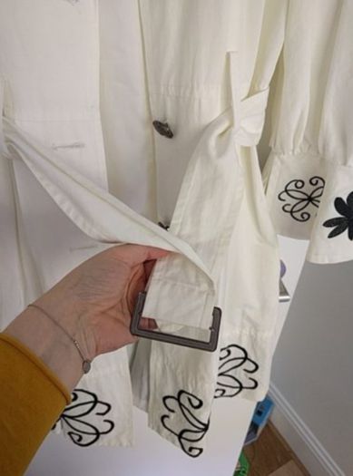 White Trench coat