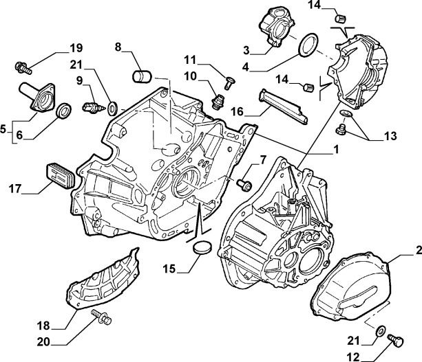 RH Driveshaft Oil Seal Housing (Fiat Scudo)