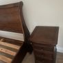 Solid Bed Frame and 2 side Drawers Image 3