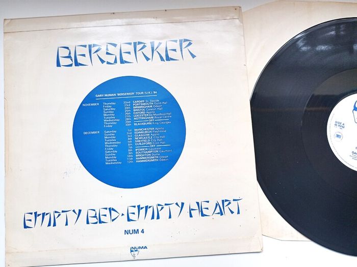 Berserker Gary Numan 12,, Single 1984