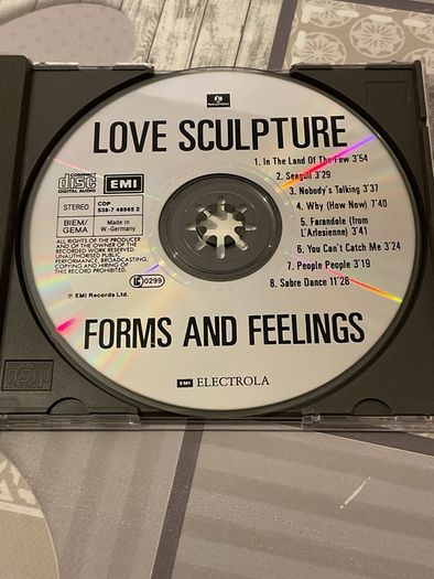 Love Sculpture. CD.  Forms and Feelings.