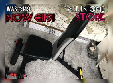 SALE | Adjustable Weight Bench Foldable Home Exercise Gym Workout Bench Incline Decline Flat Bench Press for Full Body Workout