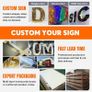 Custom LED Perforated 3D Channel Letters & Business Signage Image 4