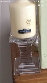 Galway Crystal candle stick / holder