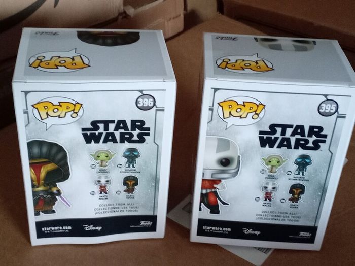 Darth Revan & Darth Malak Funko pops