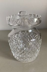 Waterford Crystal Honey Pot and lid Preserve Jam