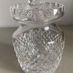 Waterford Crystal Honey Pot and lid Preserve Jam