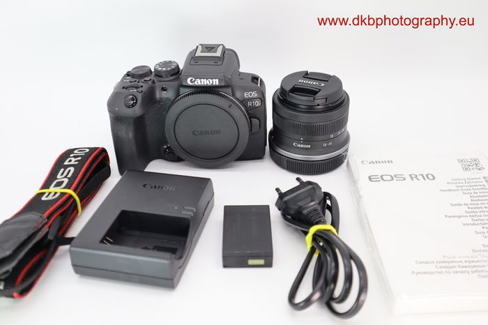 Canon Eos R10 Mirrorless Camera & Rf-s 18-45mm Lens #0537