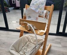 Stokke Tripp Trapp High Chair with Baby and New Born Set