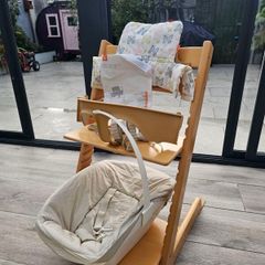 Stokke Tripp Trapp High Chair with Baby and New Born Set
