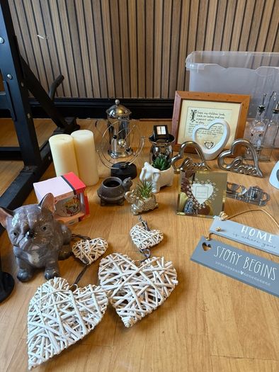Various home decor items