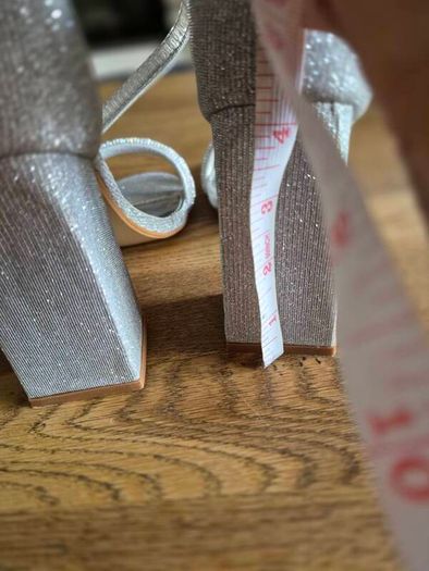 Silver  Sandals