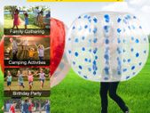 Inflatable Bumper Bubble Balls 1,5M OR 1.2 Body bumper  Ball Bumper PVC Blue Clear