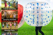 Inflatable Bumper Bubble Balls 1,5M OR 1.2 Body bumper  Ball Bumper PVC Blue Clear