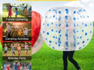 main image for ad Inflatable Bumper Bubble Balls 1,5M OR 1.2 Body bumper  Ball Bumper PVC Blue Clear