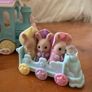 Sylvanian Families Bundle - Floating Cloud Rainbow Train & Milk Rabbit Triplets Image 6