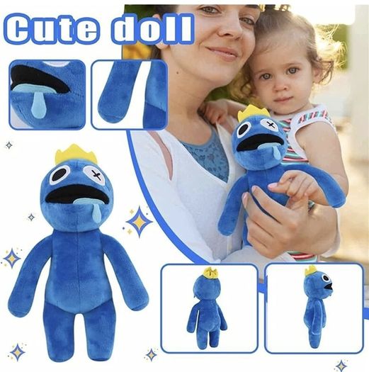 Rainbow Friends 30cm Plush - Blue