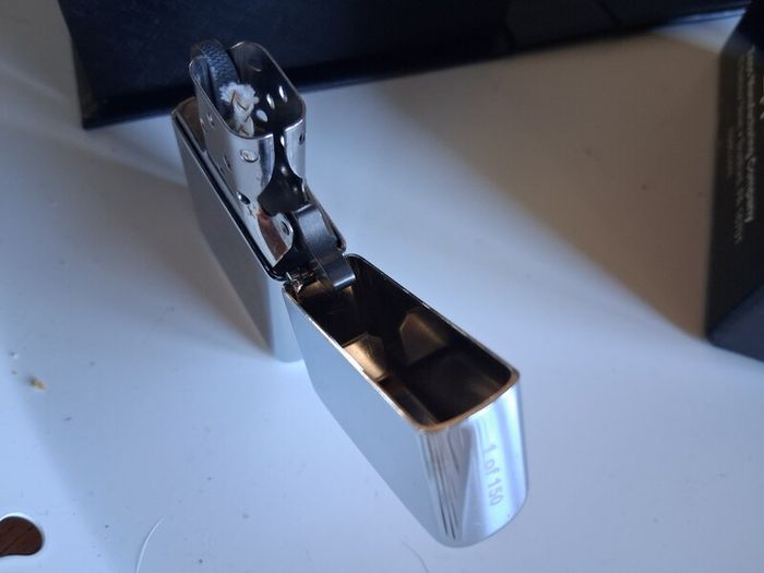 ULTRA RARE ZIPPO 1 of 150 IRL Swarovski Crystal Armour 75th Anniversary