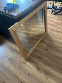 Large pine mirror