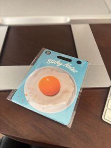 Egg sticky notes