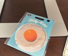 Egg sticky notes