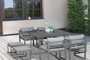 9PCs Patio Aluminium Dining Set (LIMITED STOCK)
