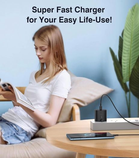 Samung Super Fast Charger 25W, Samsung USB C Fast Charging Plug and Cable USB C to C 1M for Samsung Galaxy S24 S23 Ultra S22 S21fe S20 A33 A53 A52 A54 A14 A13 Z Flip/Fold 4,USB Type C Plug UK Wall Charger