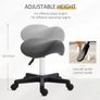 Adjustable Rolling Saddle Stool Image 4