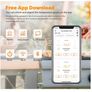INKBIRD Wi-Fi Bluetooth Barbecue Thermometer IBBQ-4BW Rechargeable Wireless BBQ Thermometer with 4 Probes Temp Graph Calibration Timer Temp Alarm Digital Meat Thermometer Image 5