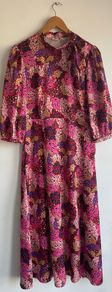 River Island pink mix dress size 10