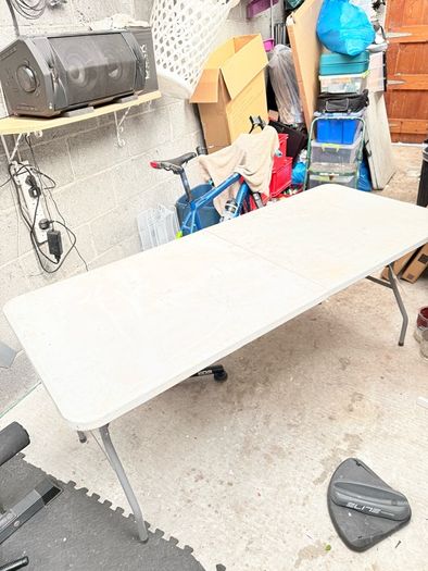 3x Heavy Duty 6ft Folding Tables (180x74cm) - Catering/Market/Party