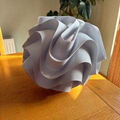 Lampshade, pendant light, grey