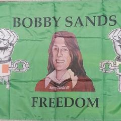 Bobby Sands Irish Republican hunger striker Freedom flag 3ft x 2ft.