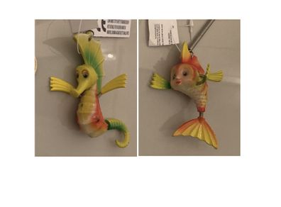 Seahorse & Fish Decorations