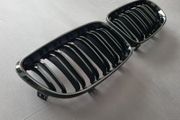 BMW 1 Series E81 E82 E87 E88 Gloss Black Kidney Grilles Brand New