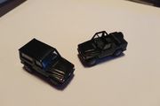 2 Mercedes G Model cars