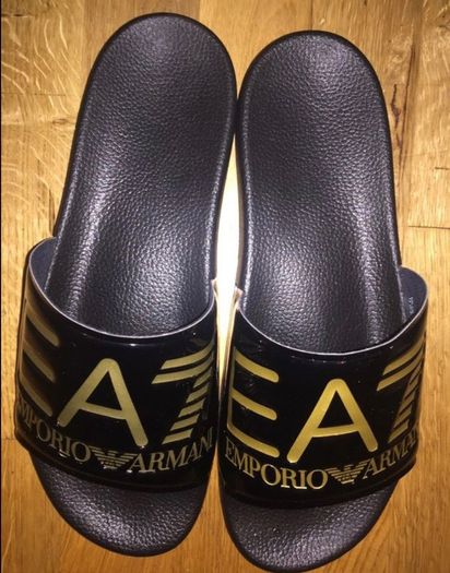Emporio Armani Sliders size 45 brand new with tag