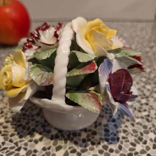 Royal Doulton Bone China floral posie flower basket