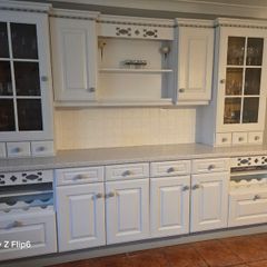 Kitchen dresser /unit Width 111inch, height 82.5inches and diameter 22.5 inches