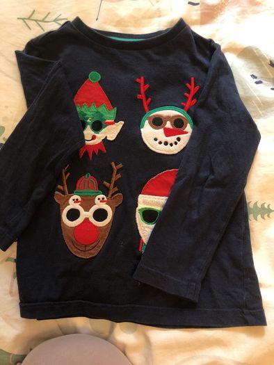 Christmas jumper (long sleeve cotton shirt)