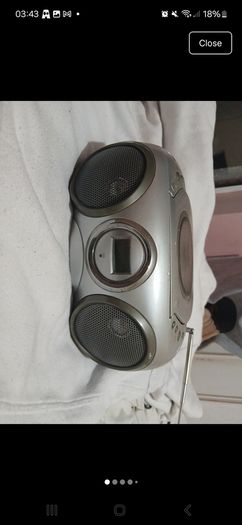 portable CD radio boombox